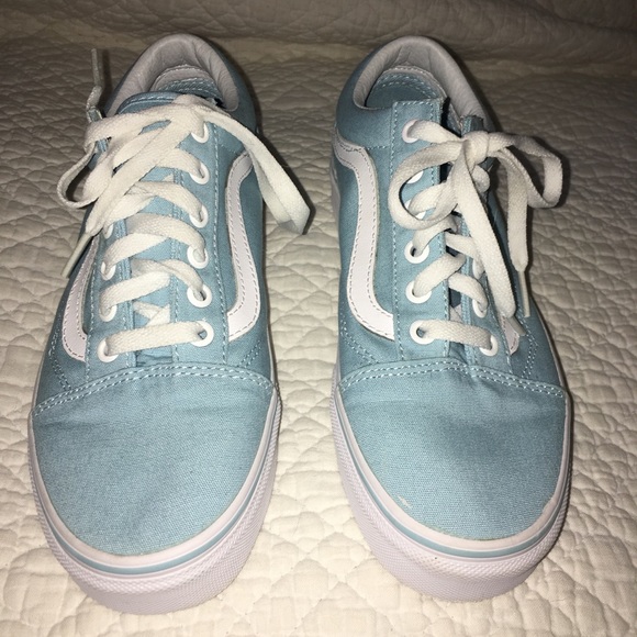 powder blue vans